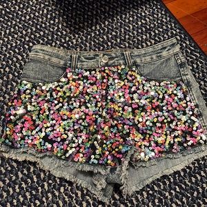 Sequins shorts